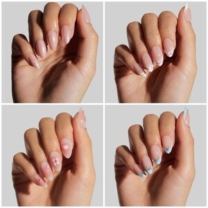 Celebritips Press-On Nails, Short Almond Bundle of 4